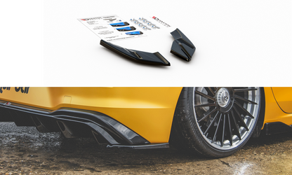 Heck Ansatz Flaps Diffusor für VW Golf 8  schwarz Hochglanz