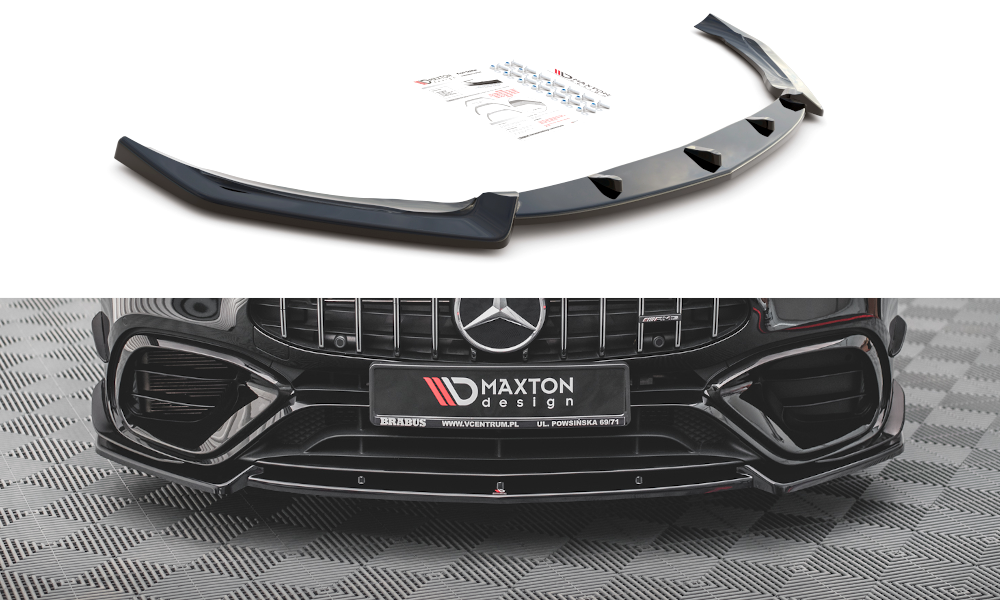 Front Ansatz V.2 für Mercedes-AMG CLA 45 Aero C118 Carbon Look