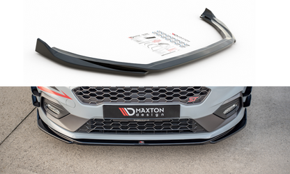 Front Ansatz V.4 für Ford Fiesta Mk8 ST / ST-Line schwarz matt