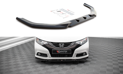 Front Ansatz V.2 für Honda Civic Mk9 schwarz matt