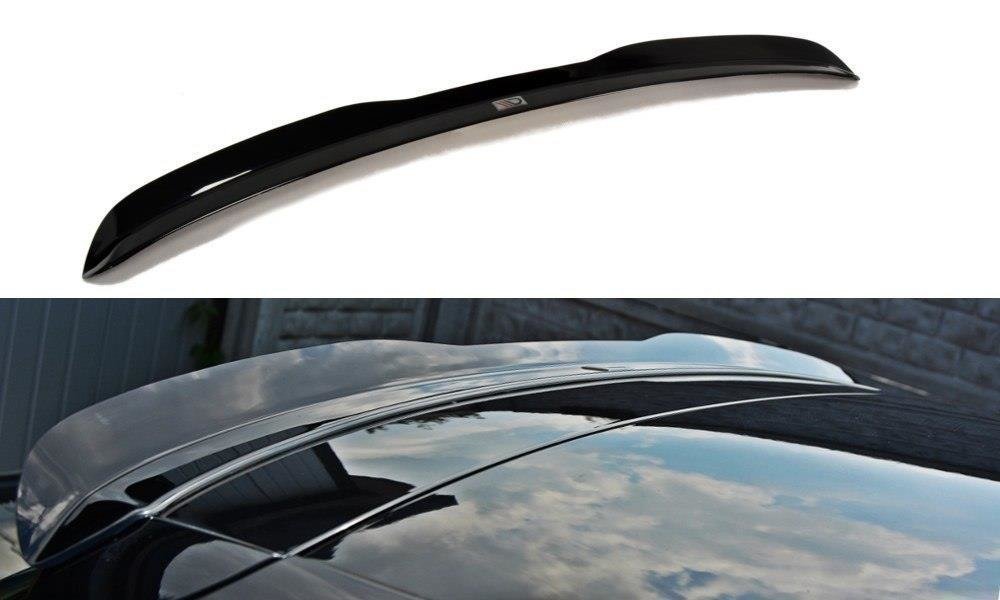 Spoiler CAP für Audi A4 B8 / B8 FL Avant schwarz matt