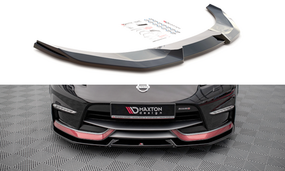Front Ansatz V.2 für Nissan 370Z Nismo Facelift schwarz matt