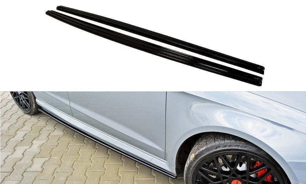 Seitenschweller Ansatz für Audi RS3 8V Sportback Carbon Look