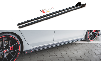 Seitenschweller Ansatz für + Flaps V.2 für Volkswagen Golf 8 GTI / GTI Clubsport