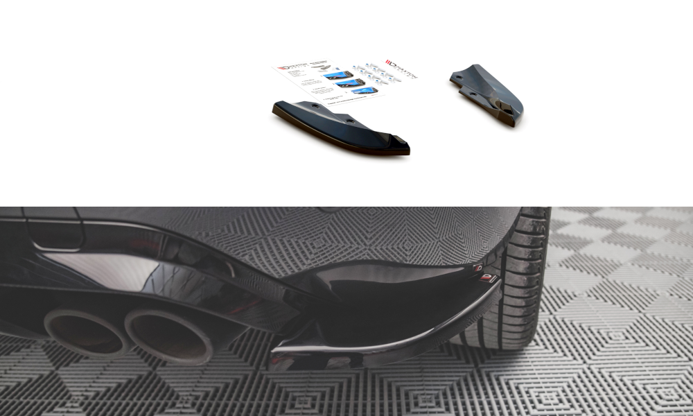 Heck Ansatz Flaps Diffusor V.1 für Cupra Formentor schwarz matt