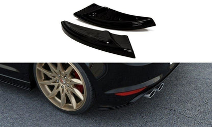 Heck Ansatz Flaps Diffusor V.1 für VW Golf 7 R / R-Line  schwarz Hochglanz