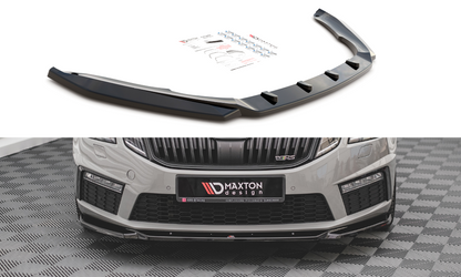 Front Ansatz V.3 für Skoda Octavia RS Mk3 Facelift Carbon Look