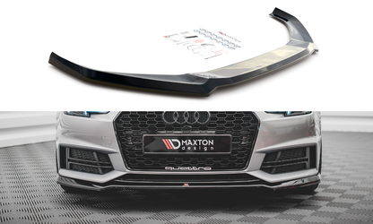 Front Ansatz V.4 für Audi S4 / A4 S-Line B9 schwarz matt