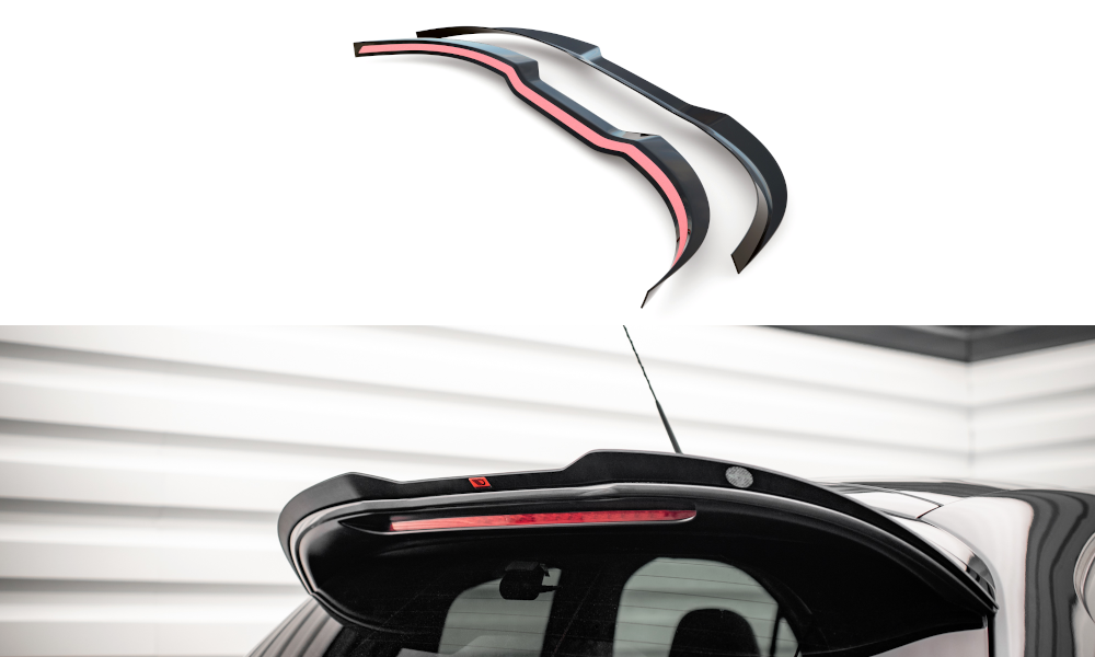 Spoiler CAP für Peugeot 208 GTi Mk1 Carbon Look