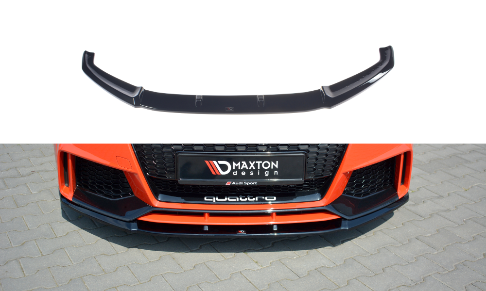 Front Ansatz V.2 für Audi TT RS 8S schwarz matt