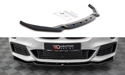 Front Ansatz V.1 für BMW X1 M-Paket F48 schwarz matt