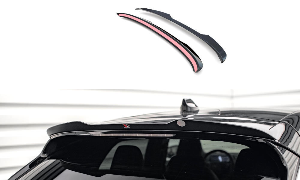 Höher Spoiler CAP für Ford Mustang Mach-E Mk1 Carbon Look