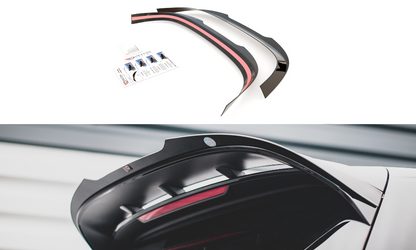 Spoiler CAP V.2 für Volkswagen Golf 8 R-Performance / GTI Clubsport Carbon Look