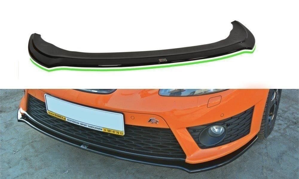 Front Ansatz V.2 für SEAT LEON MK2 CUPRA / FR Facelift schwarz matt