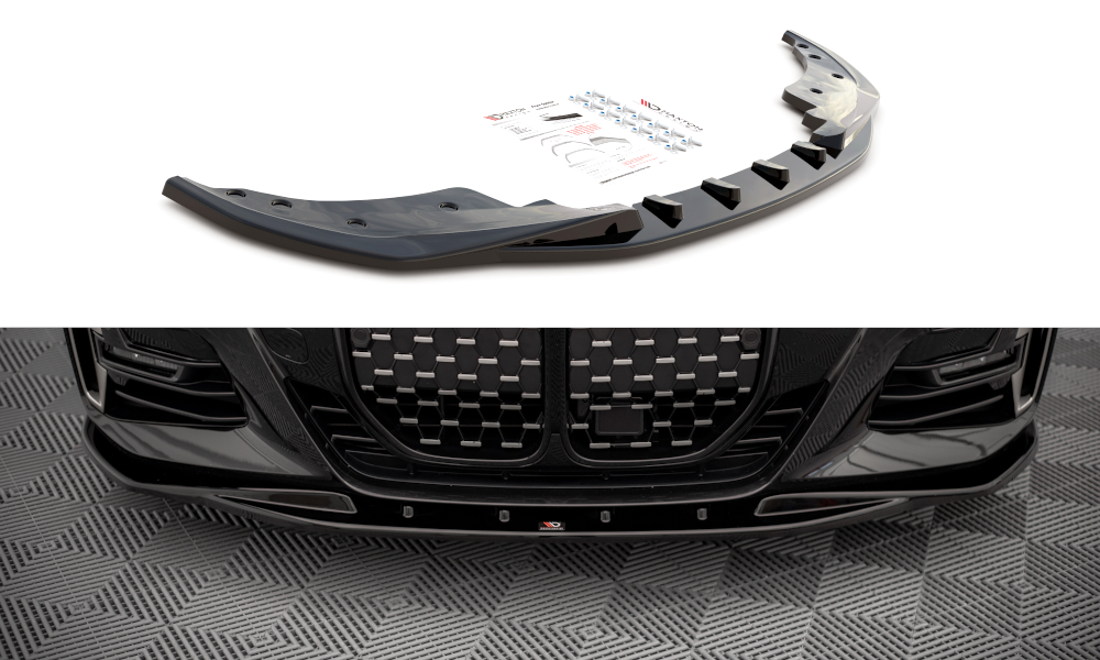 Front Ansatz V.1 für BMW 4er M-Paket G22 Carbon Look