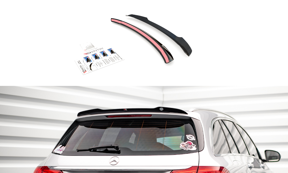 Spoiler CAP für Mercedes-Benz C Kombi S205 schwarz matt