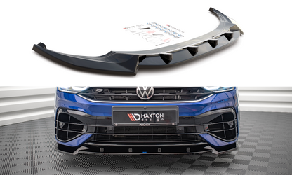 Front Ansatz V.2 für Volkswagen Tiguan R Mk2 Facelift schwarz matt