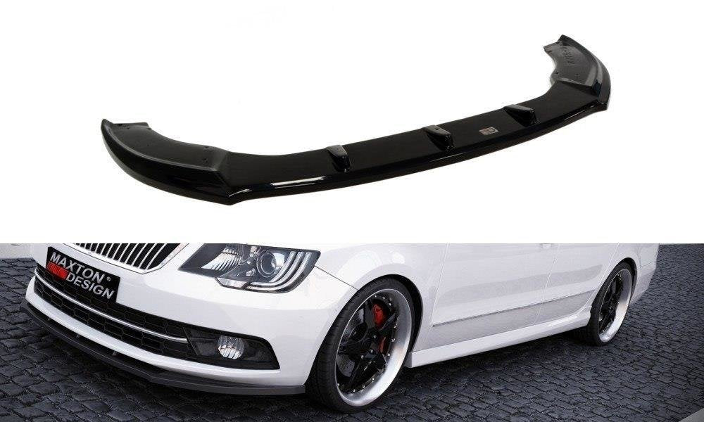 Front Ansatz für Skoda Superb Mk2 FL schwarz matt