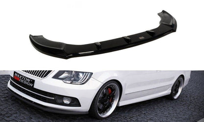 Front Ansatz für Skoda Superb Mk2 FL schwarz matt