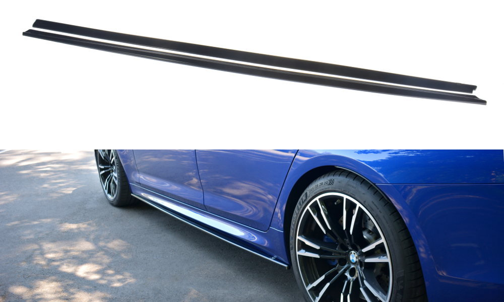 Seitenschweller Ansatz für BMW M5 F90 Carbon Look