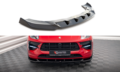 Front Ansatz V.1 für Porsche Macan Mk1 Facelift schwarz matt
