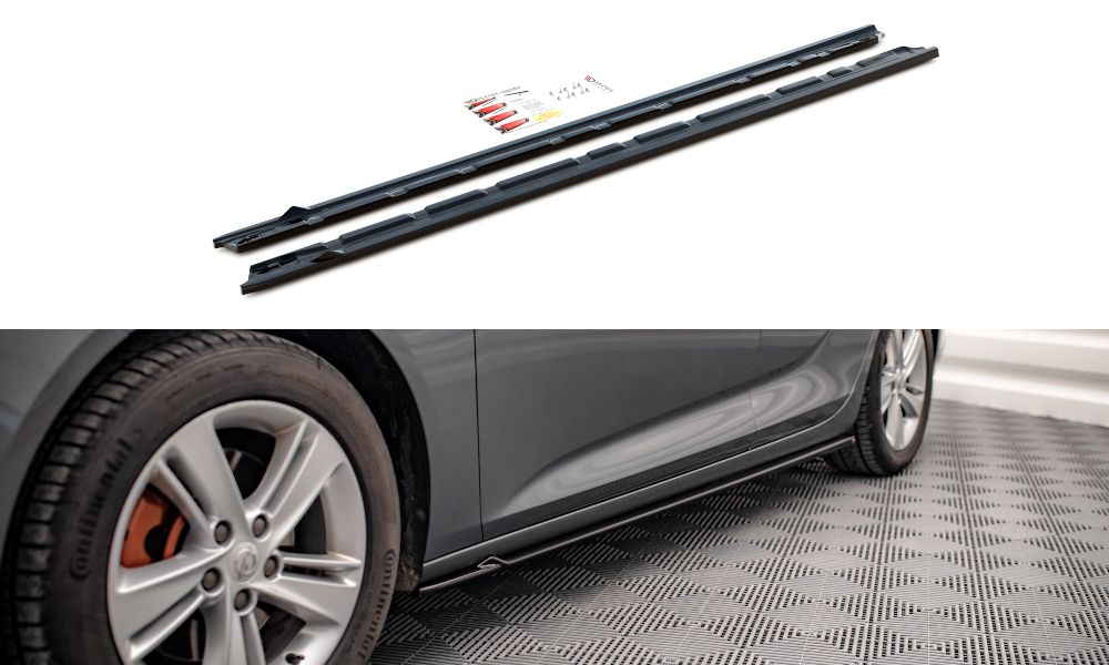 Seitenschweller Ansatz für Opel Insignia Mk2 Carbon Look