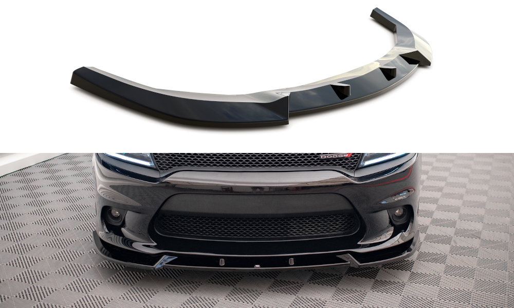 Front Ansatz V.2 für Dodge Charger SRT Mk7 Facelift Carbon Look
