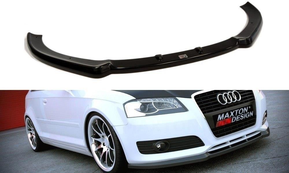 Front Ansatz für AUDI A3 8P Facelift Carbon Look