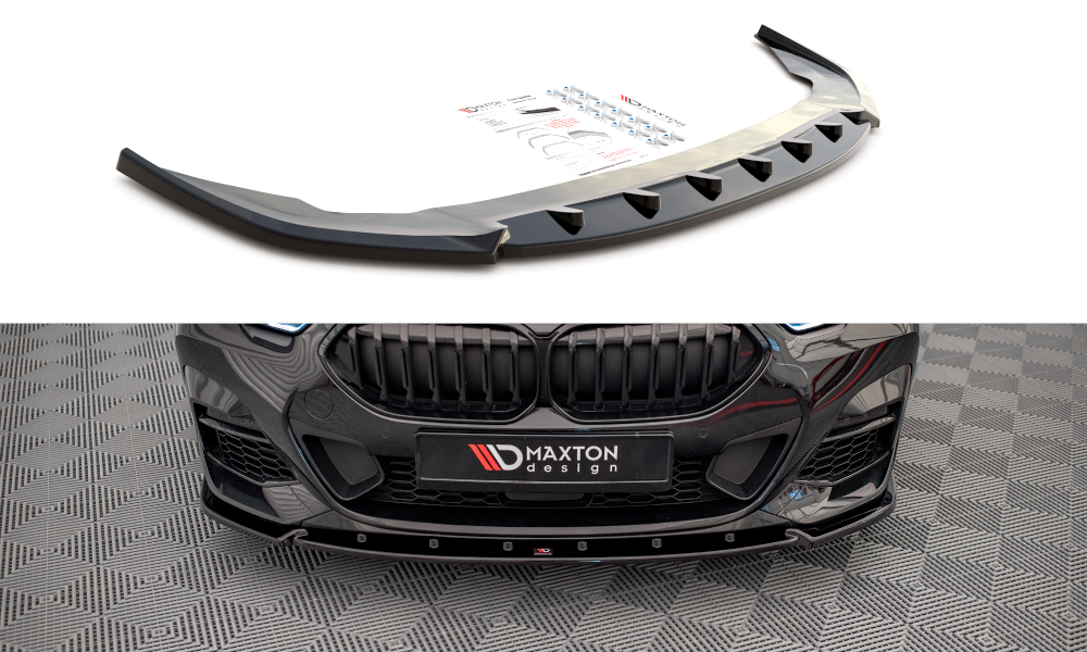 Front Ansatz V.2 für BMW 2 Gran Coupe M-Paket / M235i F44 schwarz matt