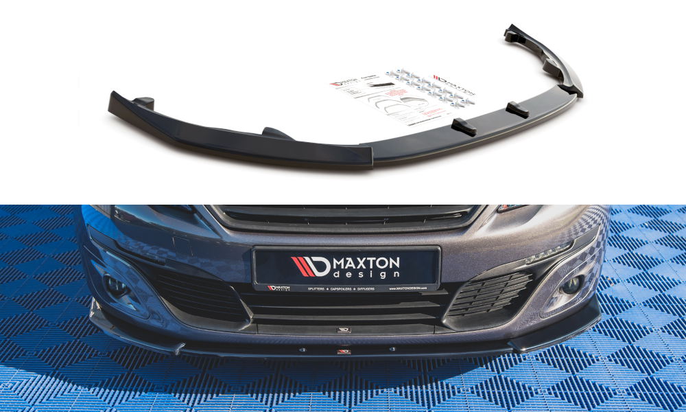 Front Ansatz V.2 für Peugeot 308 Mk2 Facelift Carbon Look