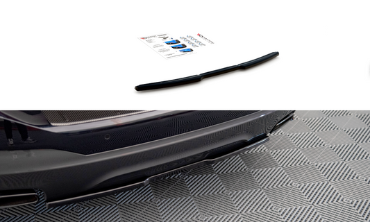 Mittlerer Diffusor Heck Ansatz für BMW 6er GT G32 M-Paket schwarz matt