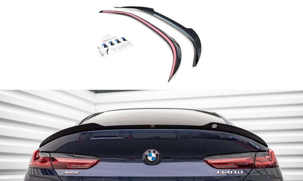 Spoiler CAP für BMW 8 Gran Coupe M-Paket G16 Carbon Look