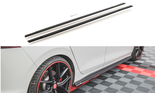 Robuste Racing Seitenschweller Ansatz für für Volkswagen Golf 8 GTI / GTI Clubsport