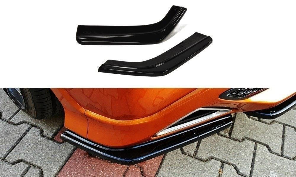 Heck Ansatz Flaps Diffusor für HONDA CIVIC VIII TYPE S/R schwarz Hochglanz