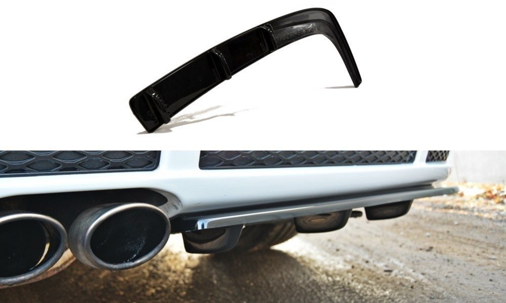 Diffusor Heck Ansatz für AUDI RS4 B5 DTM LOOK schwarz matt