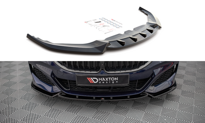 Front Ansatz V.3 für BMW 8 Coupe G15 / 8 Gran Coupe M Paket G16 schwarz matt