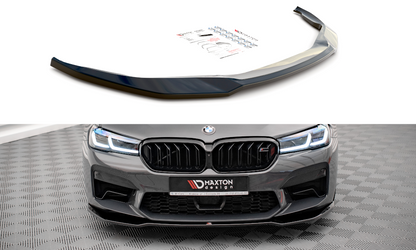 Front Ansatz V.2 für BMW M5 F90 Facelift schwarz Hochglanz