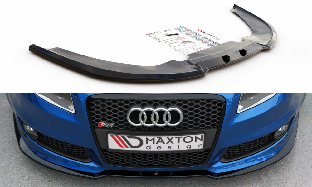 Front Ansatz V.2 für Audi RS4 B7 schwarz matt