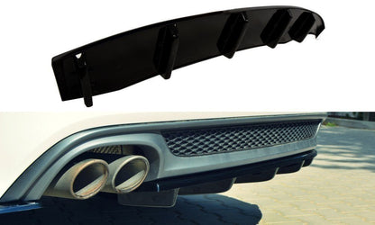Mittlerer Diffusor Heck Ansatz für A6 C7 S-LINE AVANT Carbon Look