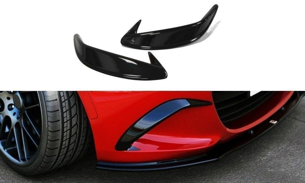 Nebelleuchten Abdeckung für Mazda MX-5 IV schwarz matt