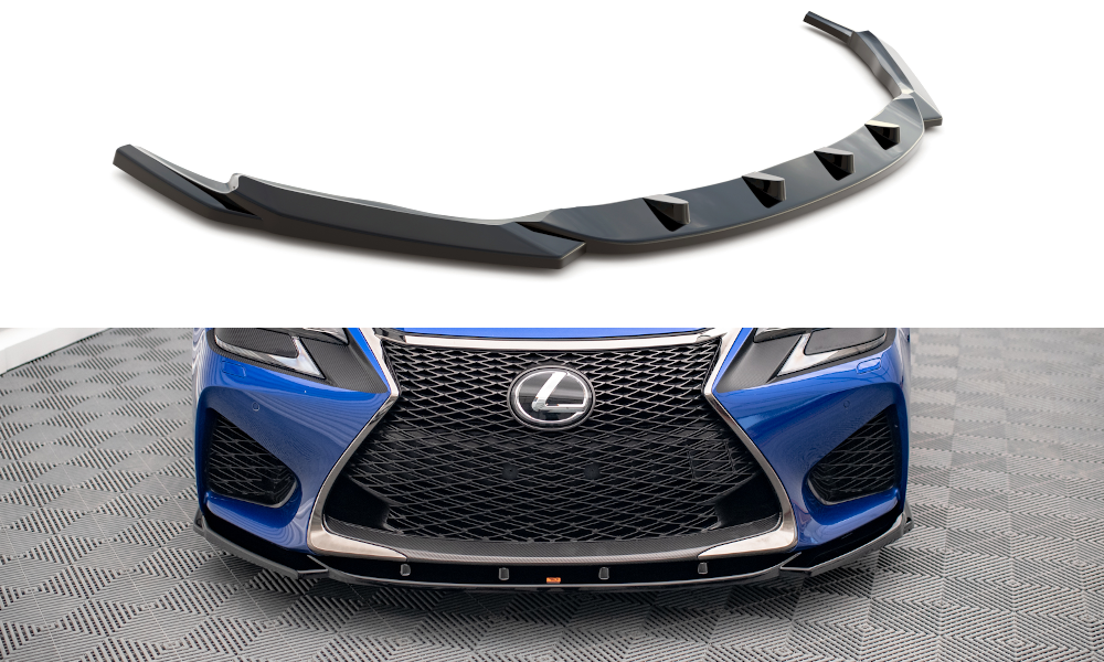 Front Ansatz V.2 für Lexus GS F Mk4 Facelift schwarz Hochglanz