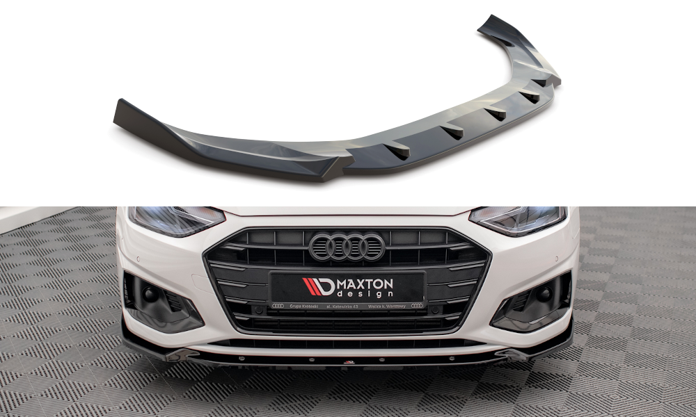 Front Ansatz V.1 für Audi A4 B9 Facelift Carbon Look