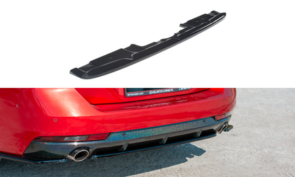Mittlerer Diffusor Heck Ansatz für(ohne vertikale balken)  Peugeot 508 SW Mk2 schwarz matt