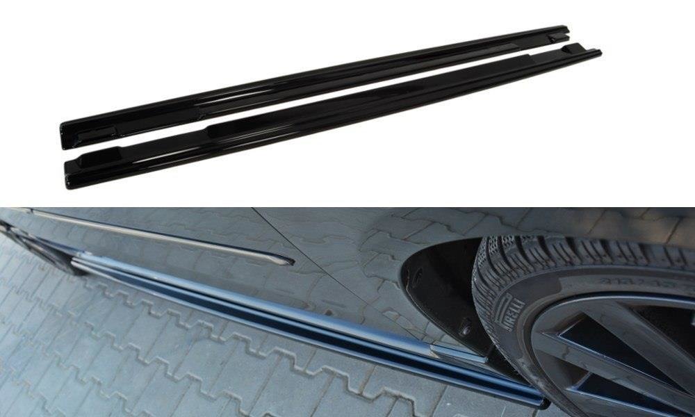 Seitenschweller Ansatz für MAZDA 3 MPS MK1 (vor Facelift) schwarz matt