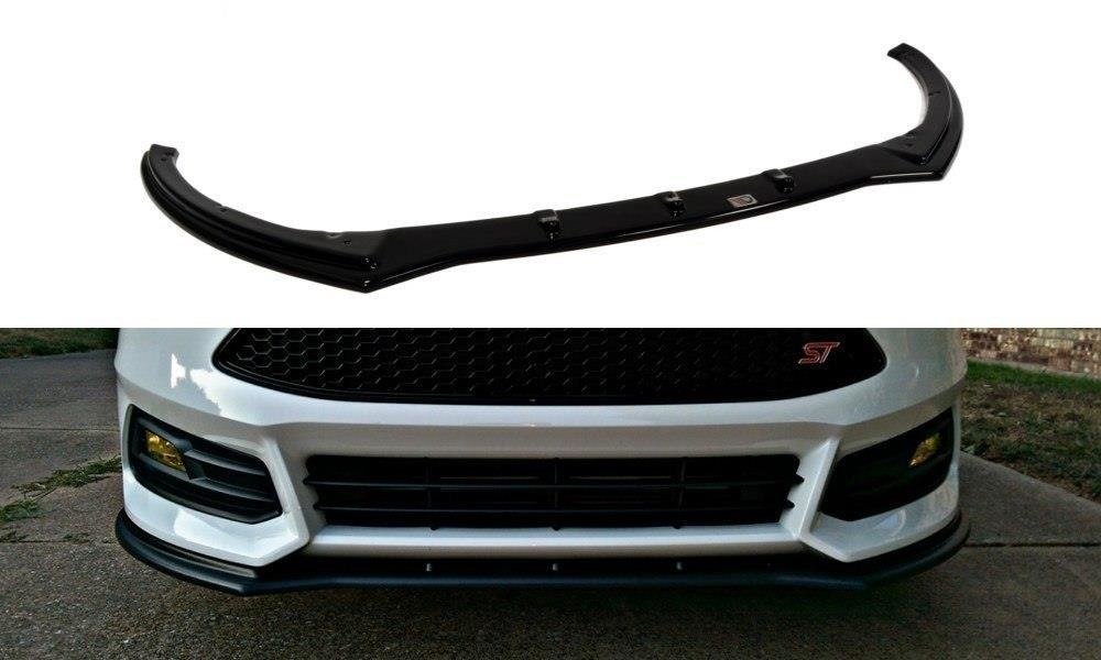 Front Ansatz V.1 für Ford Focus ST Mk3 FL schwarz matt