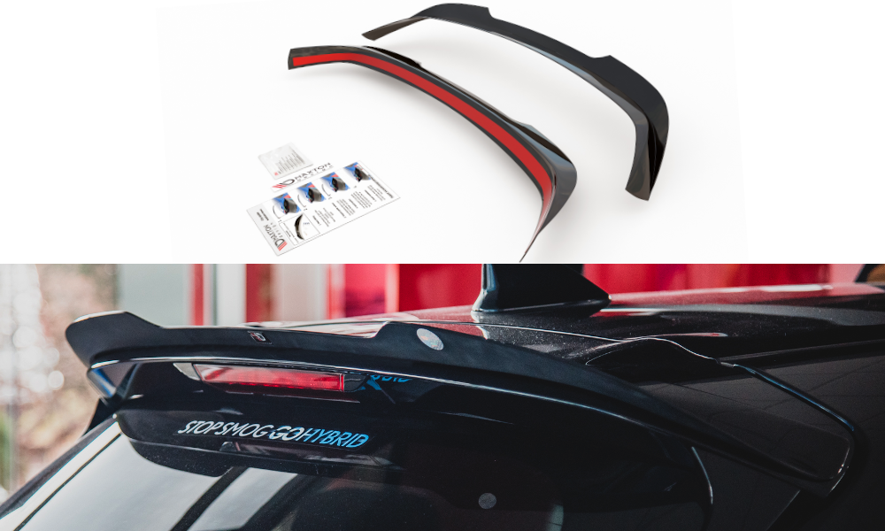 Spoiler CAP für Toyota Corolla XII Hatchback schwarz matt