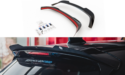Spoiler CAP für Toyota Corolla XII Hatchback schwarz matt