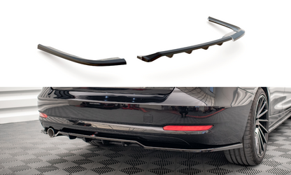 Mittlerer Diffusor Heck Ansatz DTM Look für BMW 3er GT F34 schwarz matt