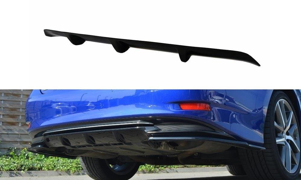 Diffusor Heck Ansatz für Lexus GS Mk4 Facelift H Carbon Look