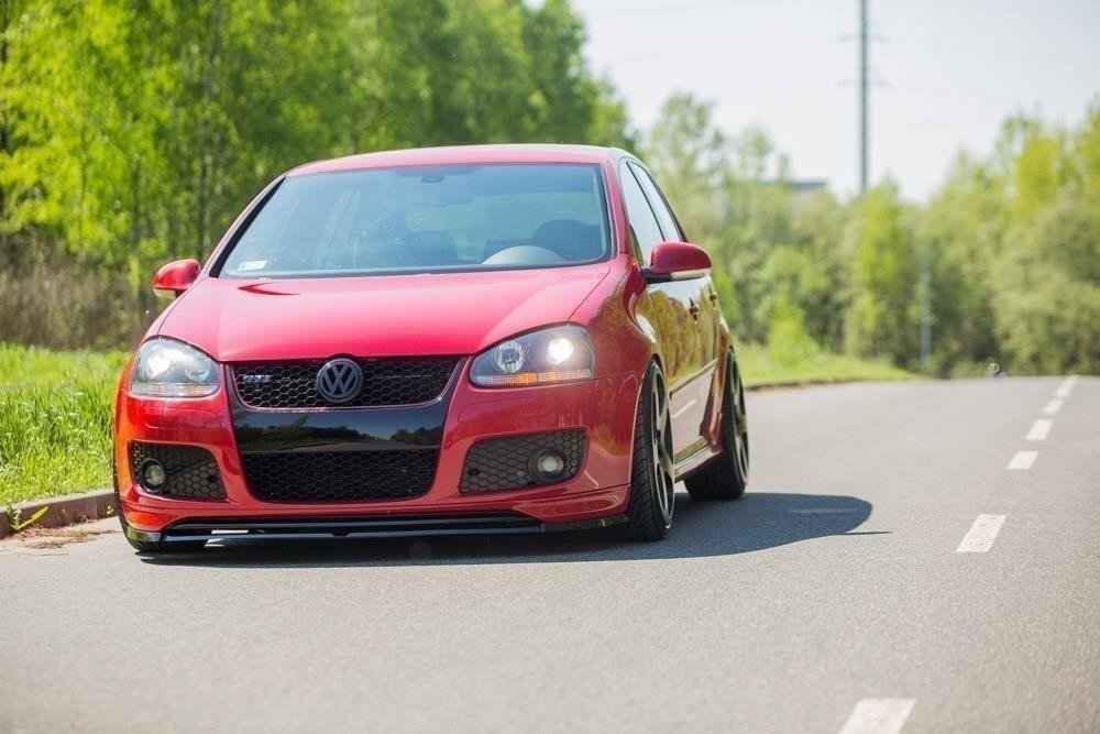 Front Ansatz für VW GOLF 5 GTI (FÜR GTI 30TH Frontansatz) schwarz matt